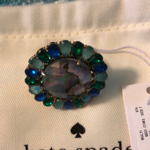NWT Kate Spade Peacock Way Ring - Picture 2 of 5